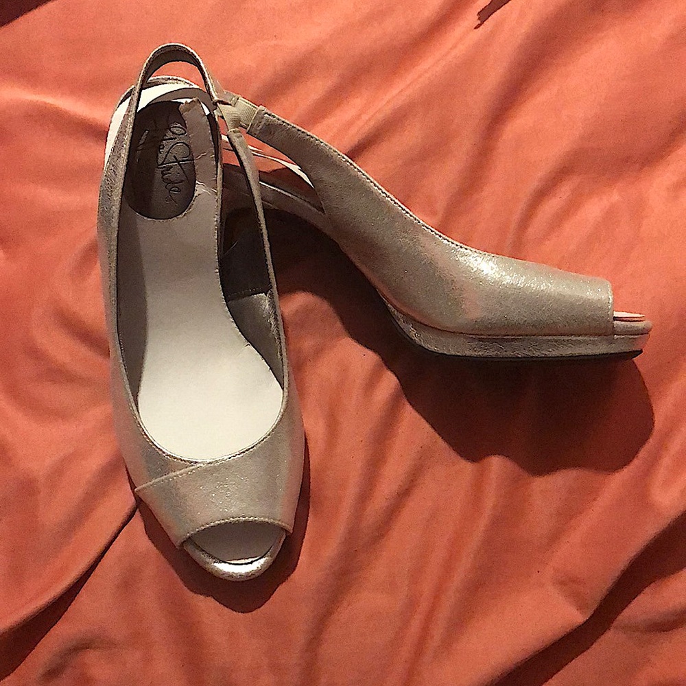 Silver heels